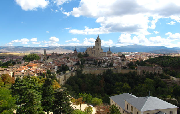 Vistas de Segovia desde el Alcázar de Segovia