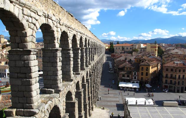 Panorámicas del Acueducto de Segovia