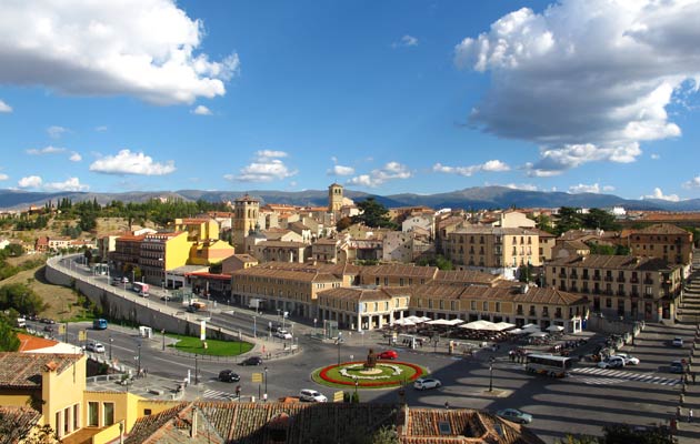 Panorámica de la ciudad de Segovia