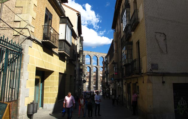 Monumentos en Segovia - Acueducto romano