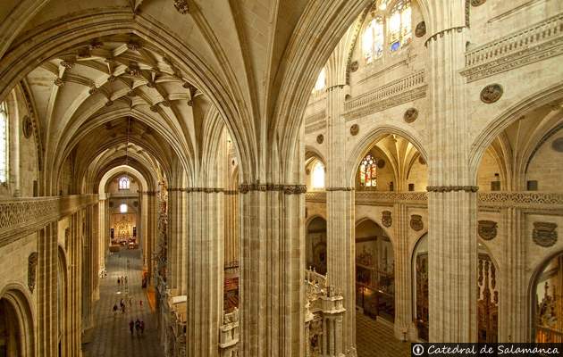Interior - Catedral nueva de Salamanca