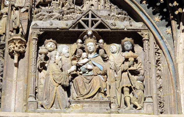 Epifanía y escena de los Tres Reyes Magos - Iglesia de Santa María de Aranda de Duero - Burgos