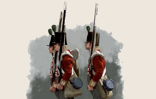 Soldados de Infantería británica - Dionisio Álvarez Cueto