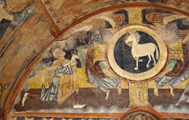 Pinturas románicas de la Ermita de la Vera Cruz