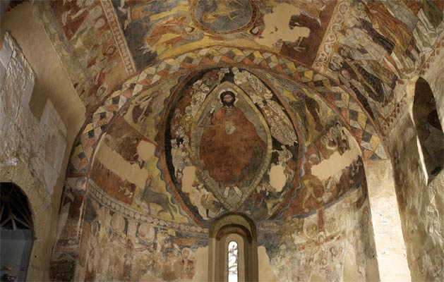 Pinturas románicas - Pantocrator Iglesia de San Justo - Segovia