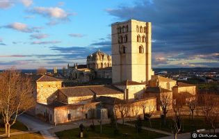 Vistas de la Catedral desde el Castillo de Zamora