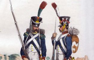 Tirailleur y Voltigeur de la Infantería francesa - Hippolyte Belangé